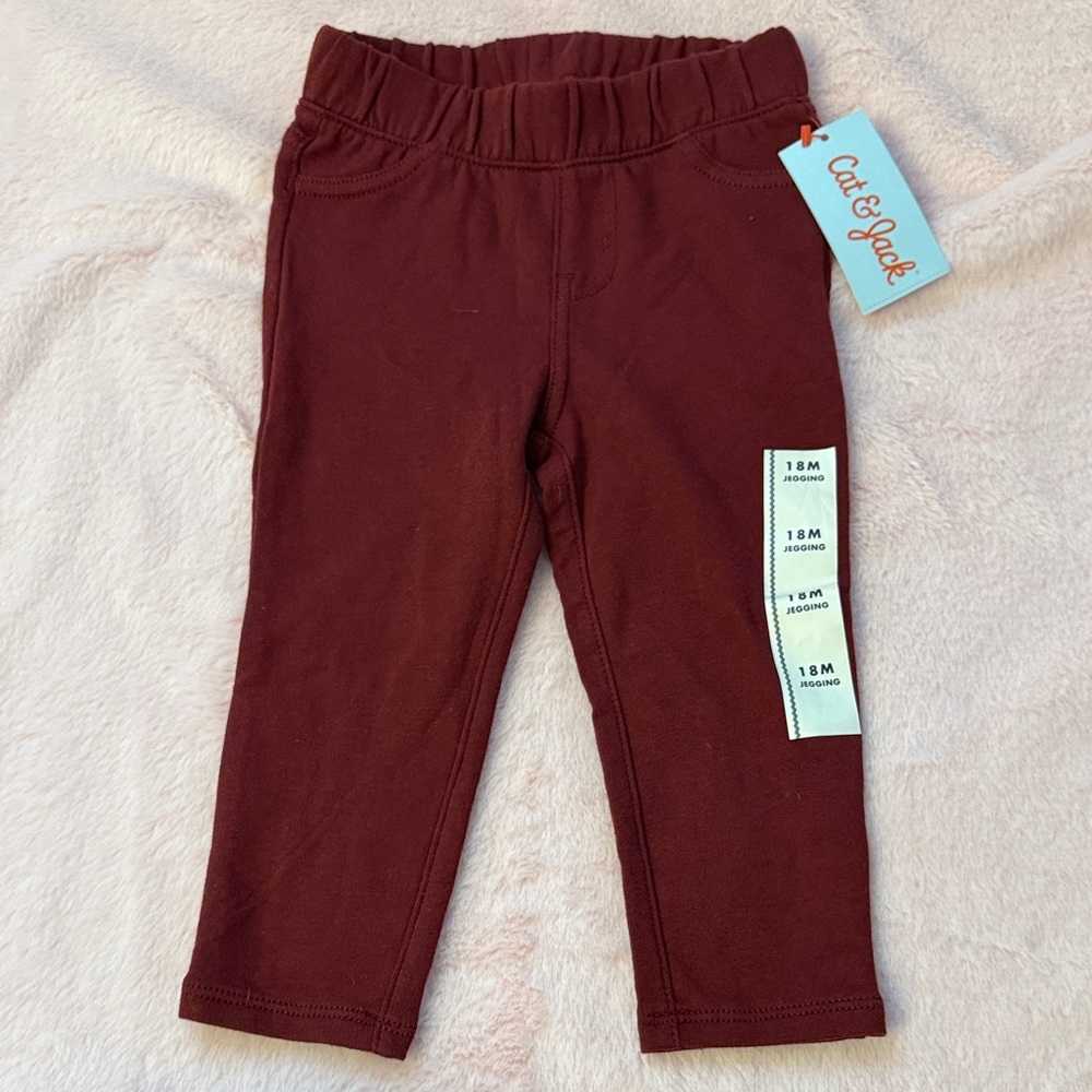 Kids Burgundy Leggings ** Bundle 5+ items and name your offer!!! 💖💞